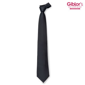 Krawat męski - kolor czarny