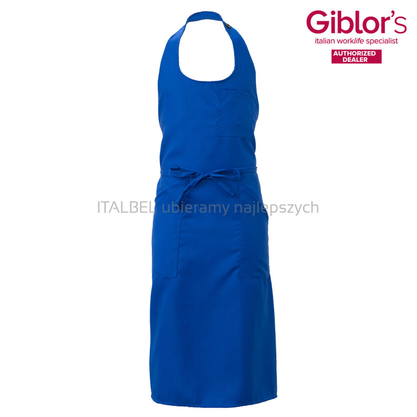 Fartuch męski kelnerski Capri - kolor niebieski