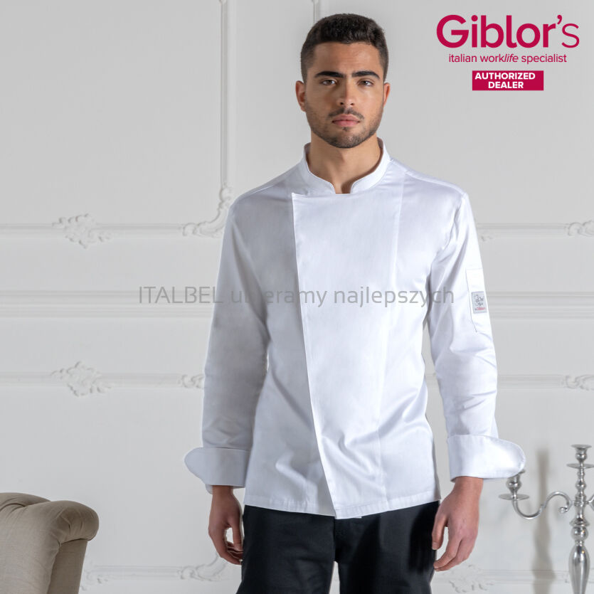 Bluza kucharska męska Augustin - kolor biały