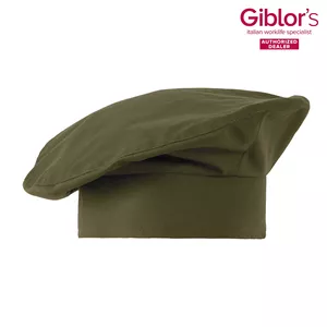 Beret kucharski Monet - kolor zielony militarny