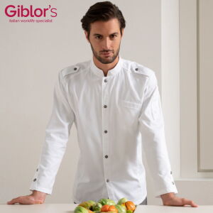 Bluza kucharska męska Kirk - kolor biały