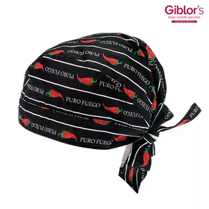 Bandana kucharska Marte - kolor peperoncino