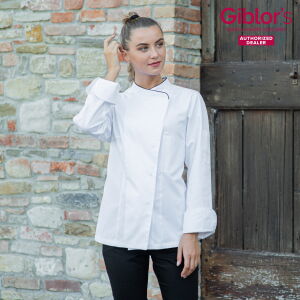 Bluza kucharska damska Rose - kolor biały / koniec oferty