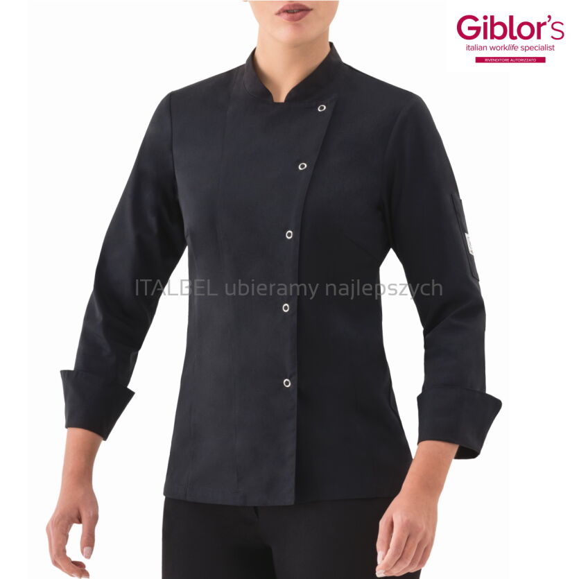 Bluza kucharska damska Gloria - kolor czarny / koniec oferty